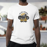 Printed White T shirt - GC Garage Motorcycles