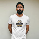 Printed White T shirt - GC Garage Motorcycles