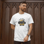 Printed White T shirt - GC Garage Motorcycles