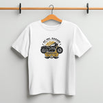 Printed White T shirt - GC Garage Motorcycles