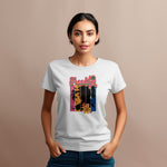 Printed White T shirt - Freedom
