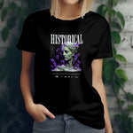 Printed Black T shirt - Historical