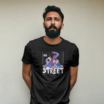 Printed Black T shirt - Street Art Urban