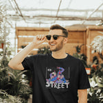 Printed Black T shirt - Street Art Urban