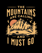 Printer T shirts - The Mountains are calling