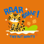 Orange T-Shirt - Kids - Tiger Roar