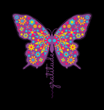 Printed T shirt - Butterfly
